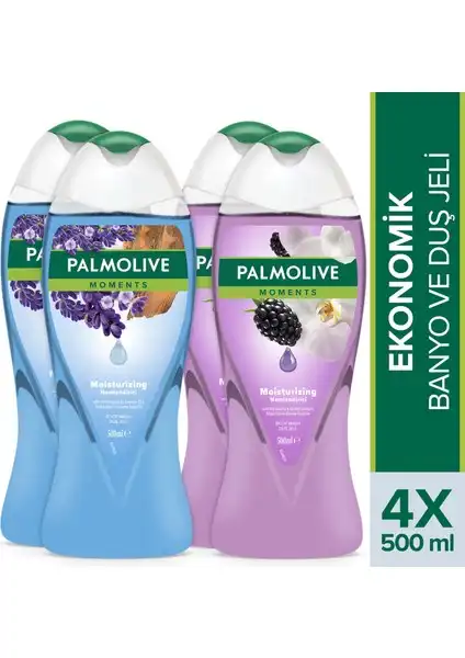 Palmolive Moments Nemlendirici Banyo ve Duş Jeli: Cildinizi Besleyin