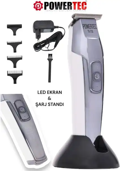 Powertec TR-758 Kablosuz Dijital Ekran Profesyonel Sakal Tıraş Makinesi İncelemesi