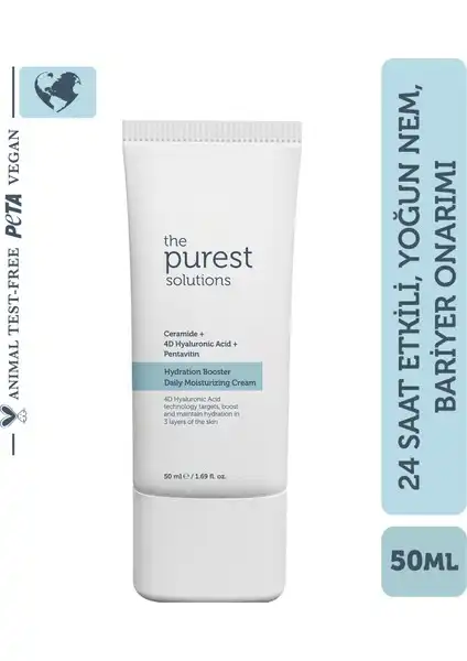The Purest Solutions 24 Saat Etkili Günlük Yoğun Nemlendirici Cilt Bakım Kremi