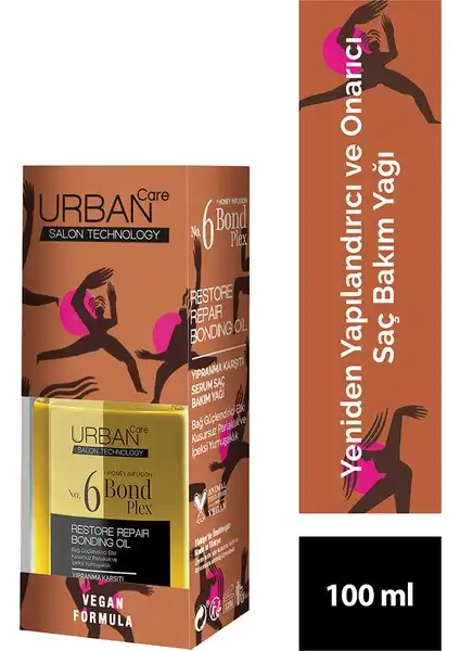 Urban Care No.6 Bond Plex Restore Repair Serumu ile Saç Bakımı ve Onarımı