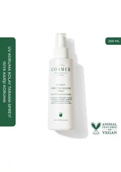 Cosmed Hairguard Perfecting Keratin Spray: Etkili Saç Koruma ve Yumuşatma Ürünü