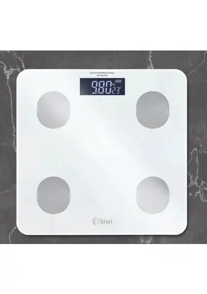 Kiwi KBS-1085 Akıllı Banyo Baskülü ile Sağlığınızı Geliştirin ve İzleyin