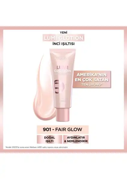 L'Oréal Paris Glotion All-in-One Doğal Işıltı 40 ml: Cildinize Doğal Parlaklık Katın