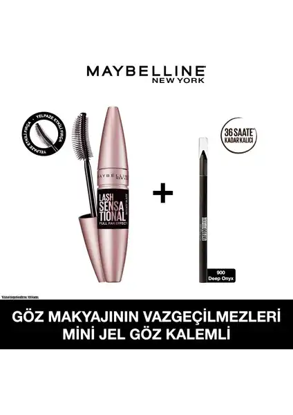 Maybelline New York Lash Sensational Intense Black Maskara ve Mini Tattoo Liner İncelemesi