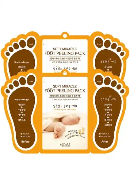 Mjcare Miracle Foot Peeling Pack ile Yumuşak ve Pürüzsüz Ayaklara Ulaşın