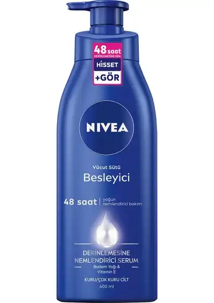 NIVEA Besleyici Vücut Sütü: Kuru Ciltler İçin Derinlemesine Nemlendirme ve Bakım