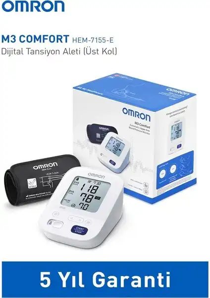 OMRON M3 Comfort: Gelişmiş Özellikleri ile Kullanıcı Dostu Tansiyon Cihazı