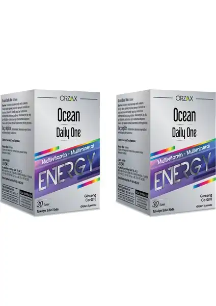 Orzax Ocean Daily One Energy 30 Tablet: Vitamin ve Mineral Desteği Hakkında Bilgi