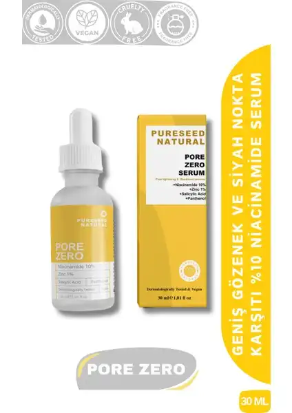 Pureseed Natural Pore Zero %10 Niacinamide Serumu İncelemesi: Gözenekleri Küçültür mü?