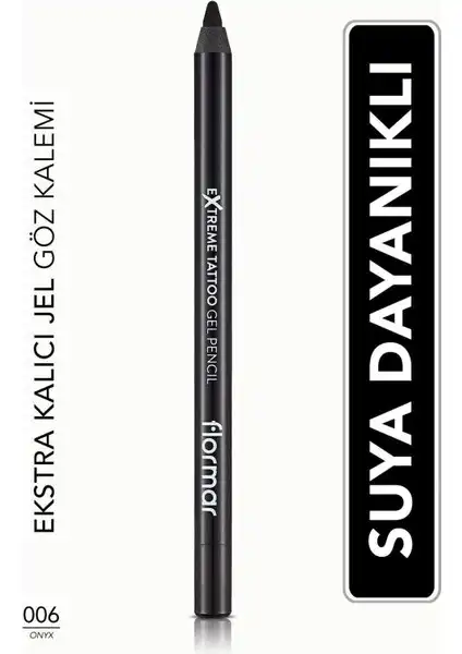 Flormar Kalıcı Jel Doku Suya Dayanıklı Göz Kalemi: Extreme Tattoo Gel Pencil İncelemesi