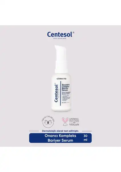 Görkito Centesol Onarıcı Kompleks: Tüm Cilt Tipleri için Nemlendirici ve Onarıcı Serum