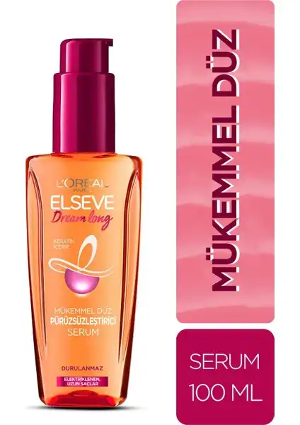 L'Oréal Paris Dream Long Mükemmel Düz Pürüzsüzleştirici Serum İncelemesi ve Faydaları