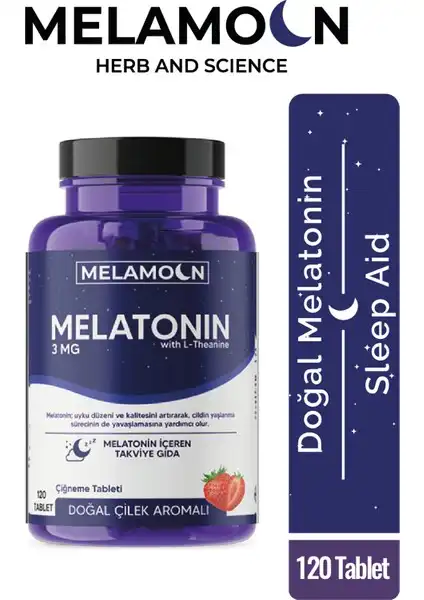 Melamoon: 3 mg Melatonin ve 10 mg L-Teanin ile Uyku Kalitesini Artırın