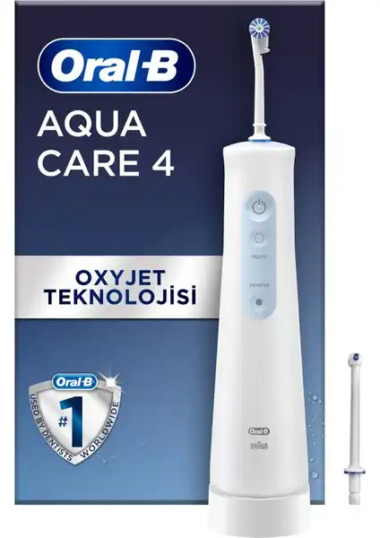 Oral-B AquaCare Series 4 Oxyjet Ağız Duşu İle Ağız Bakımınızda Yenilikçi Çözümler