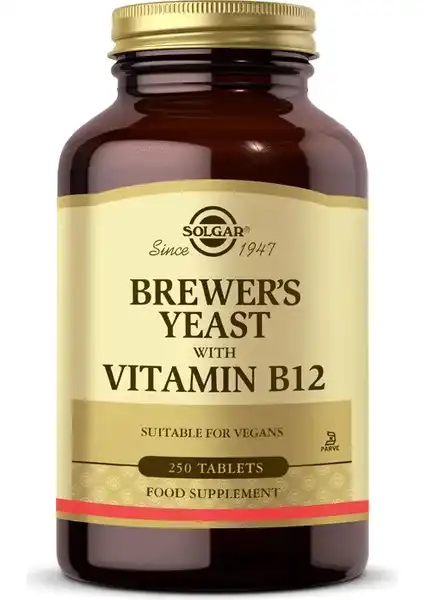 Solgar Bira Mayası ve B12 Vitamini: Enerji ve Sağlık Desteği İçin Doğal Bir Takviye