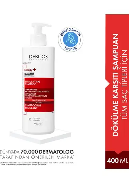 Vichy Dercos Energy+ Dökülme Karşıtı Şampuan İncelemesi ve Kullanım Önerileri