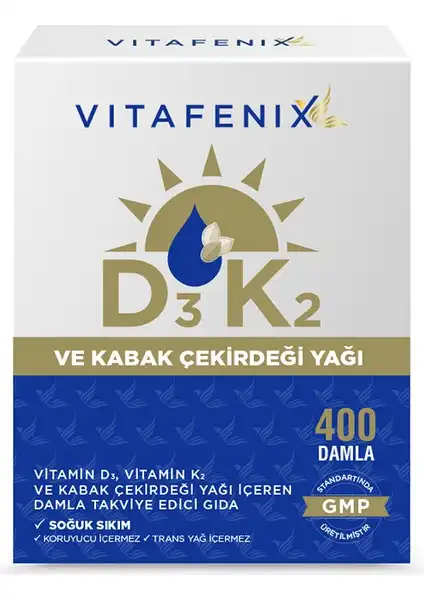 Vitafenix D3 K2 ve Kabak Çekirdeği Yağı: Sağlık İçin Etkili Takviye