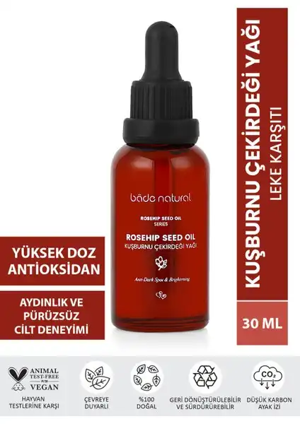 Bade Natural Kuşburnu Çekirdeği Yağı ile Doğal Cilt Bakımı Sağlayın