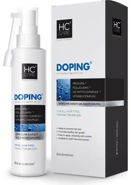 Etkili HC Care Doping Dökülme Karşıtı Saç Bakım Serumu ile Saç Dökülmesini Önleyin