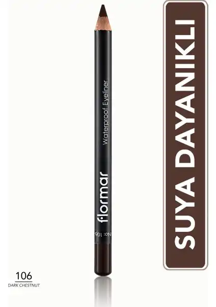 Flormar Waterproof Göz Kalemi 106: Yüksek Performanslı ve Suya Dayanıklı Göz Makyajı Ürünü