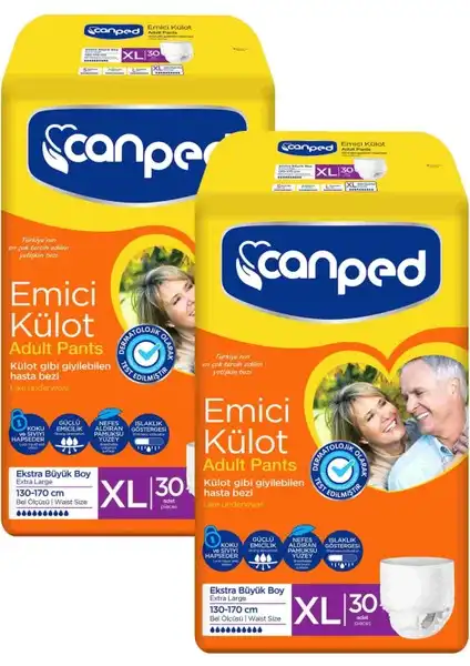 İdrar Kaçırma Sorunları için Canped Emici Külot XL: Güvenli ve Konforlu Çözüm