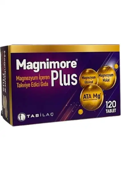 Magnimore Plus 120 Tablet: Magnezyum Takviyesi ile Enerjinizi Artırın ve Sağlığınızı Destekleyin
