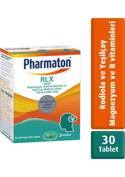 Pharmaton RLX 30 Çift Kaplı Tablet: Stres Yönetiminde Etkili Bir Destek