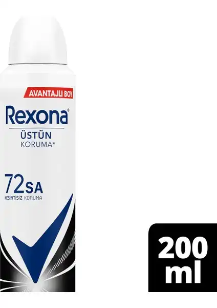 Rexona Kadın Sprey Deodorant Invisible Black + White ile Uzun Süreli Koruma