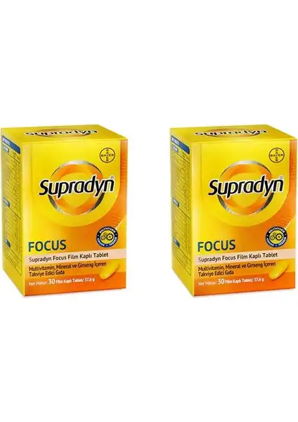 Supradyn Energy Focus: Enerji ve Zihin Açıklığı için Besin Takviyesi
