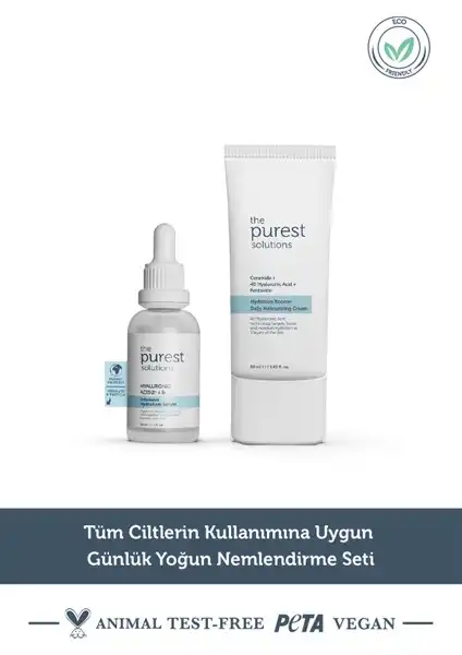 The Purest Solutions Günlük Nemlendirme Seti ile Cilt Bakımınızı Güçlendirin