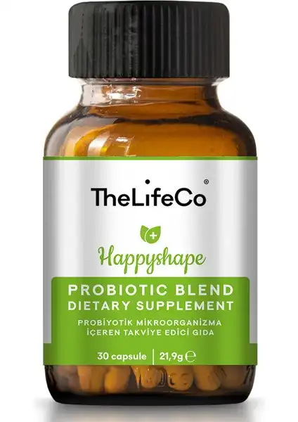 TheLifeCo Happyshape: Bağırsak sağlığını destekleyen etkili probiyotik takviye gıda