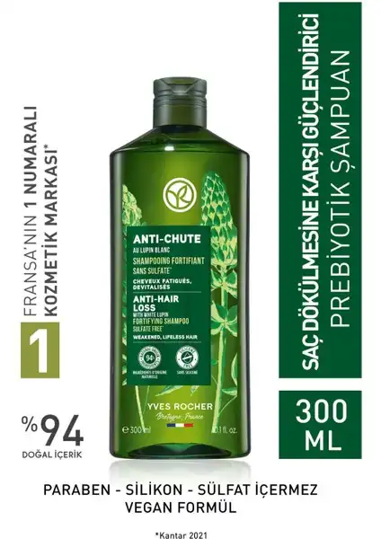 Yves Rocher Güçlendirici Prebiyotik Şampuan ile Saç Dökülmesine Etkili Çözüm