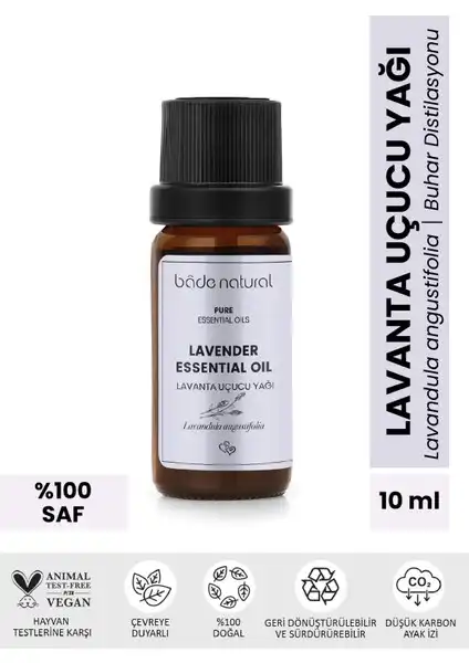 Bade Natural Lavanta Uçucu Yağı: Doğal ve Huzur Verici Bakım Ürünü