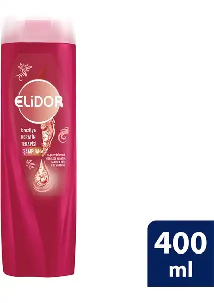 Elidor Brezilya Keratin Terapisi Şampuanı ile Saç Bakımınızı Güçlendirin