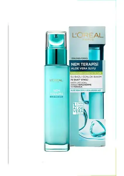 L'Oréal Paris Nem Terapisi Aloe Vera Suyu Kremi İncelemesi ve Faydaları ve Kullanımı