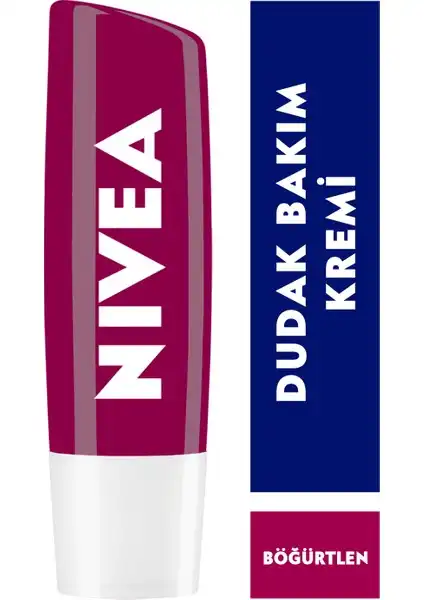 NIVEA Böğürtlen Dudak Bakım Kremi: 24 Saat Nem ve Doğal Işıltı Sunuyor