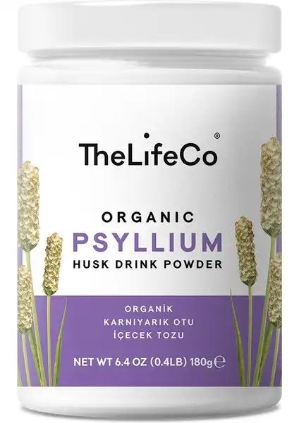 TheLifeCo Organik Psyllium İçecek Tozu: Sağlıklı Yaşam İçin Lif Desteği