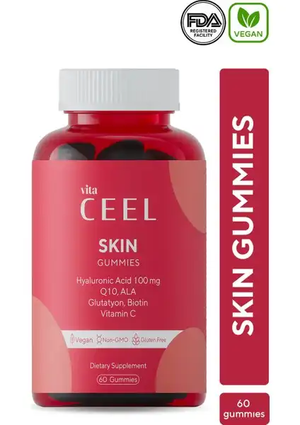 Vita Ceel Vegan Gummy: Cilt Sağlığınızı Destekleyen Doğal Takviye Ürünü