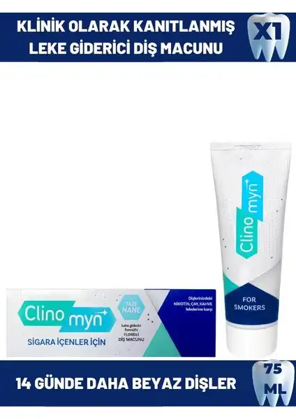 Clinomyn Smokers Diş Beyazlatıcı Macun İncelemesi ve Kullanıcı Deneyimleri