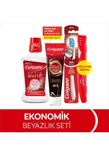 Colgate Optic White Diş Bakım Seti ile Ağız Sağlığınızı Geliştirin