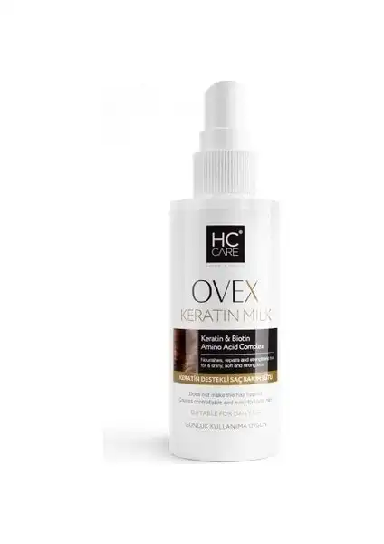 HC Care Hc Ovex Keratin & Biotin Saç Bakım Sütü ile Saçlarınıza Canlılık Kazandırın