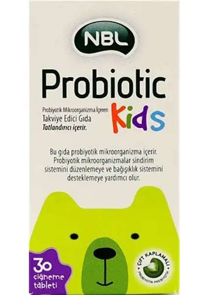 NBL Probiotic Kids: Çocuklar İçin Bağırsak Sağlığını Destekleyen Probiyotik Takviye