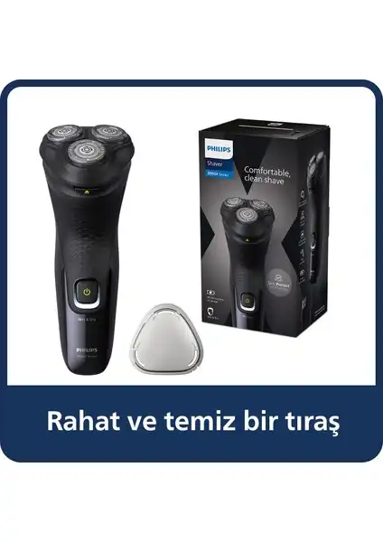 Philips 3000X Serisi Islak & Kuru Elektrikli Tıraş Makinesi - Konfor ve Performans
