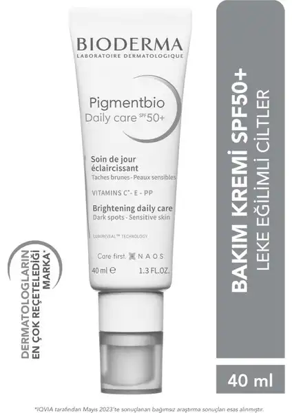 Pigmentbio Daily Care SPF50+: Leke Karşıtı ve Aydınlatıcı Güneş Kremi Hakkında Bilgiler