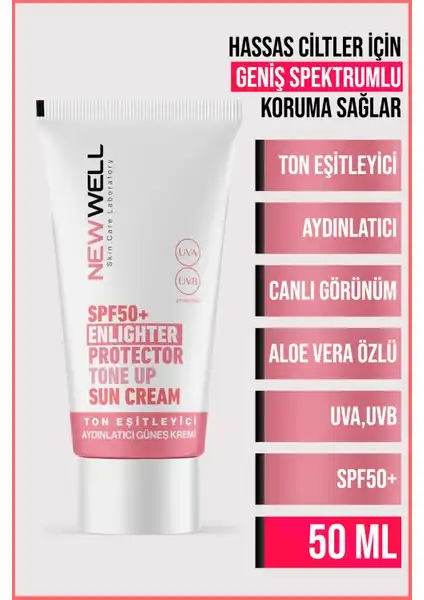 Yeni Well Yüksek Koruma Etkili SPF50+ Pembe Yüz Güneş Kremi İncelemesi