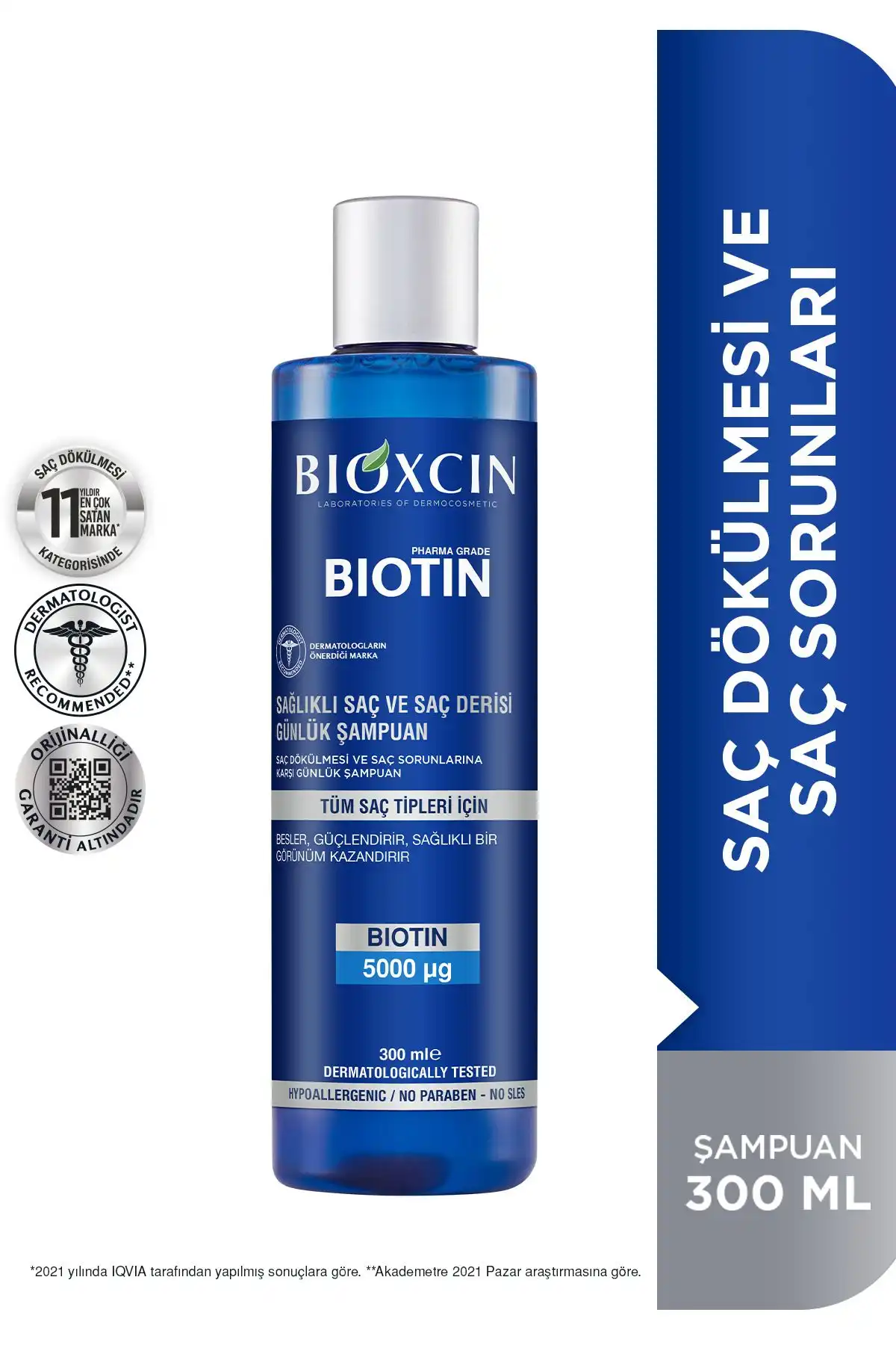 Bioxcin Biyotin Günlük Şampuan: Hassas Saçlar için Etkili ve Güvenilir Çözüm