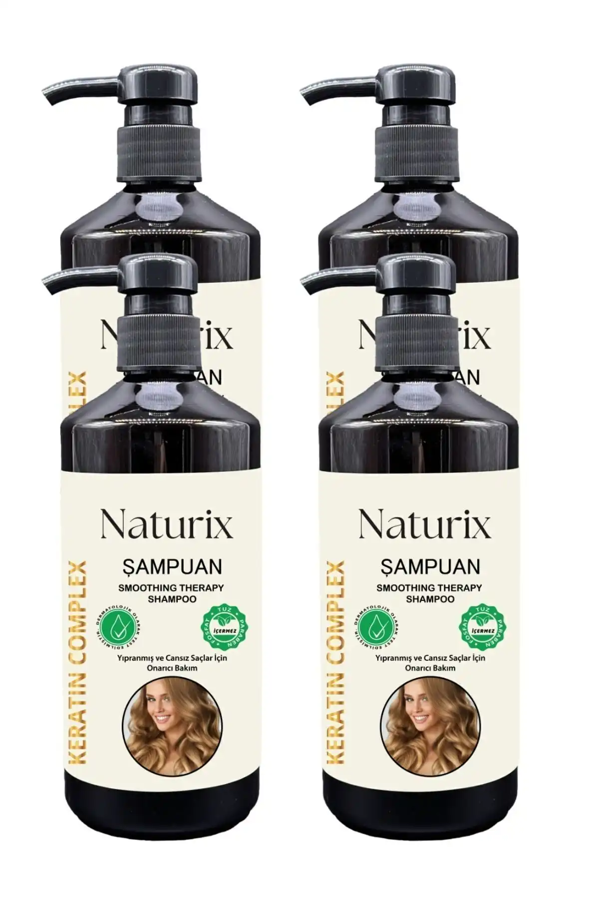 Naturix Onarıcı Bakım Tuzsuz Keratin Şampuanı ile Saçınıza Doğal Bakım
