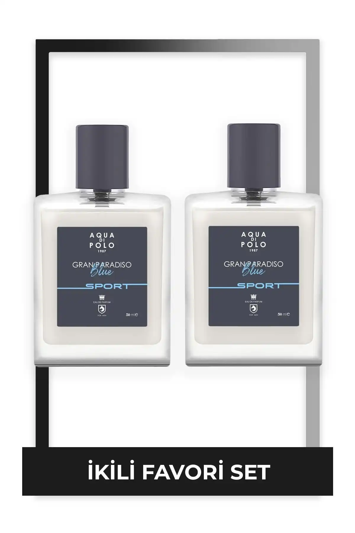 Aqua Di Polo 1987 Gran Paradiso Blue Sport: Enerjik ve Ferah Erkek Parfüm Seti
