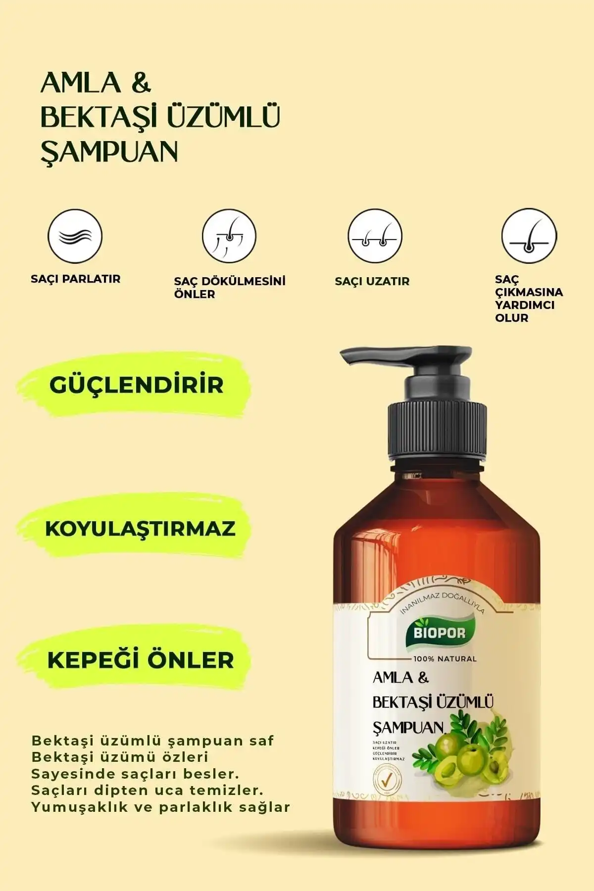 Biopor Dabur Amla Bektaşi Özlü Amla Şampuanı: İncelemesi ve Kullanıcı Geri Dönüşleri