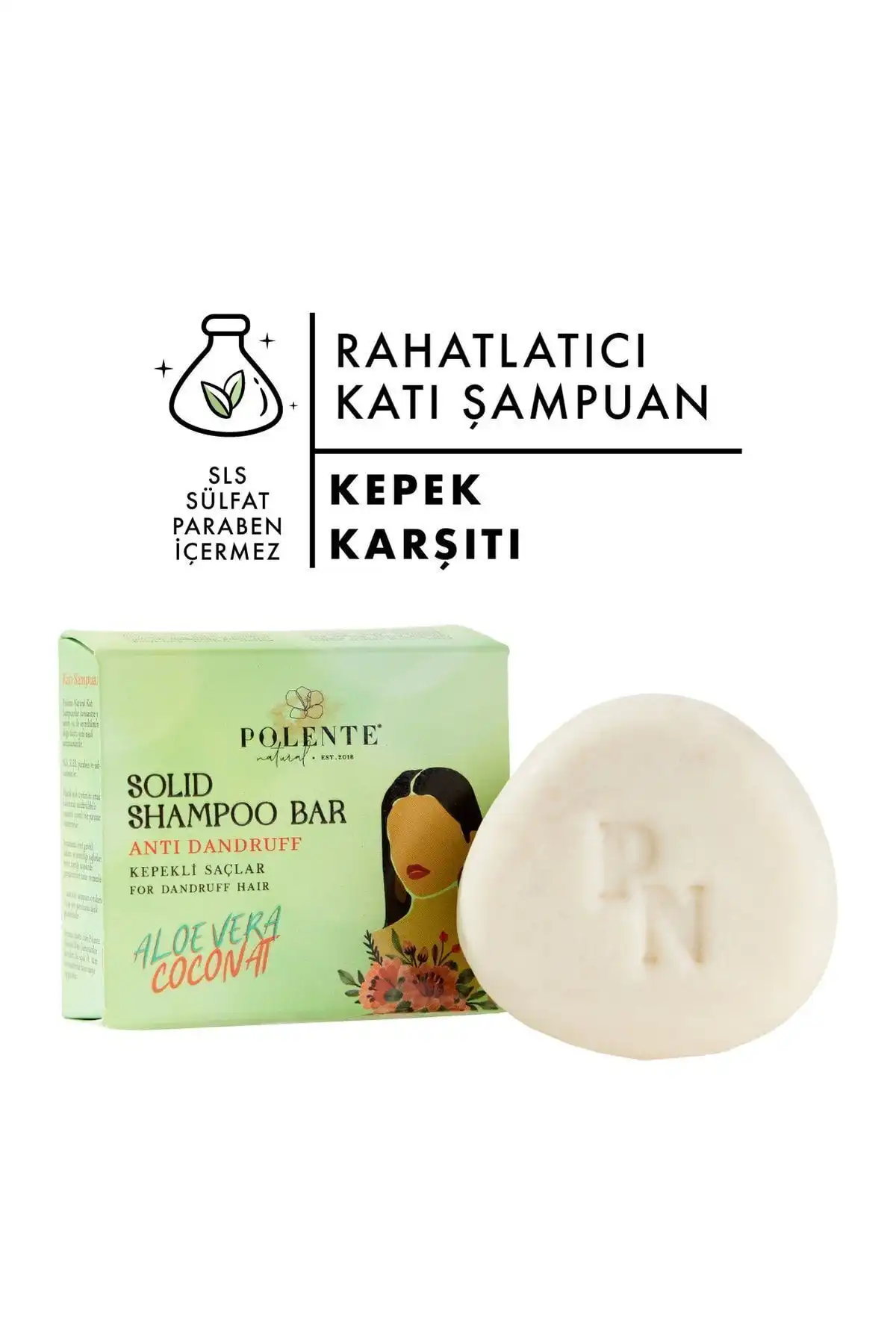 Polente Natural Rahatlatıcı Katı Şampuan: Kepekle Mücadelede Etkili Alternatif